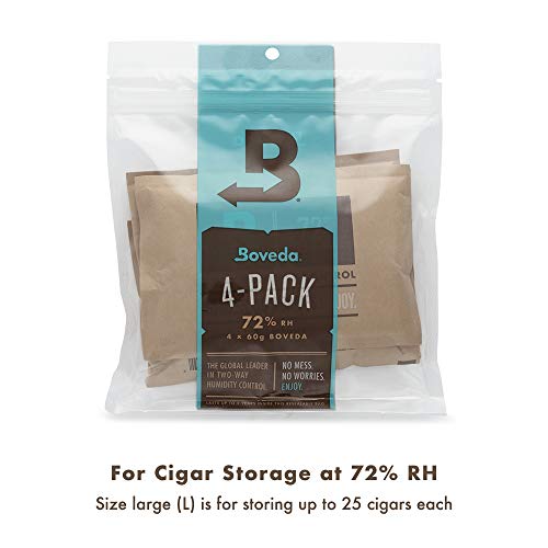 Boveda 72 Percent Large, 60 gram, 4-Pack